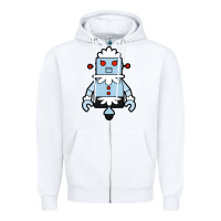 White rosie the jetsons Zipper Hoodie - artisFamous