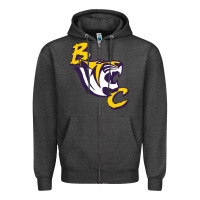 Charcoal Heather Benedict Gift Art Zipper Hoodie - artisFamous