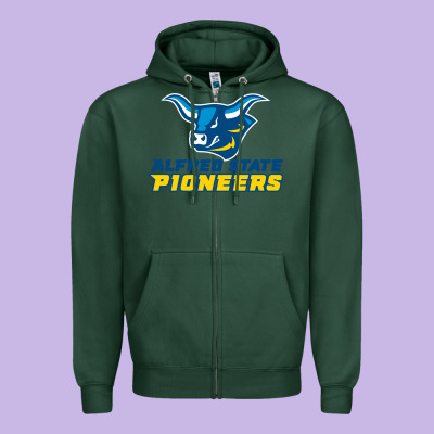 Alfred State Zipper Hoodie Designed By Artisfamous