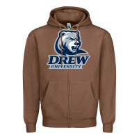 Chestnut drew university Zipper Hoodie - artisFamous