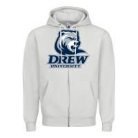 Dove Grey drew university Zipper Hoodie - artisFamous