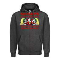 Charcoal Heather shy guys burger and fries Zipper Hoodie - artisFamous