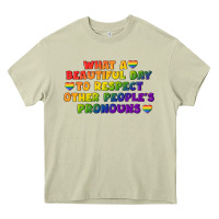 Mossy What a beautiful day to respect other people's Heavy Core Tee - CowGirlArtShop