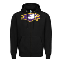 Black elmira college Zipper Hoodie - artisFamous