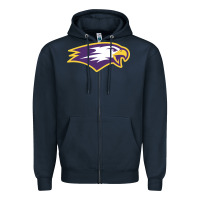 Navy elmira college Zipper Hoodie - artisFamous
