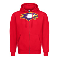 Red elmira college Zipper Hoodie - artisFamous