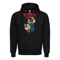 Black municipal waste new Zipper Hoodie - artisFamous
