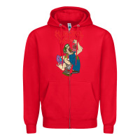 Red municipal waste new Zipper Hoodie - artisFamous