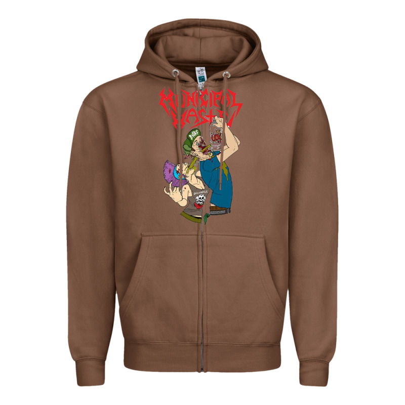 Municipal Waste New Zipper Hoodie by artisFamous | Teevron