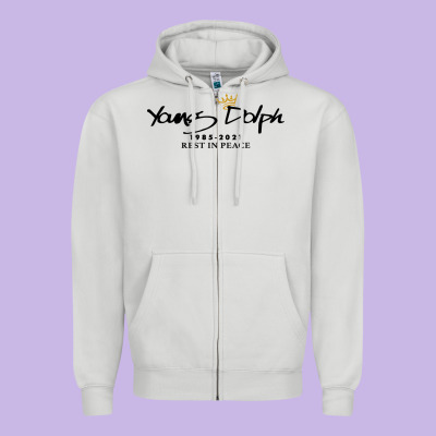 Rest In Peace Young Dolph Zipper Hoodie Designed By Artisfamous