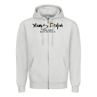 Dove Grey Rest in Peace Young Dolph Zipper Hoodie - artisFamous