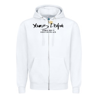 White Rest in Peace Young Dolph Zipper Hoodie - artisFamous