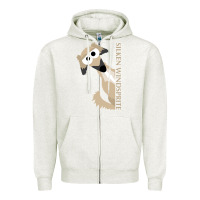 Oatmeal Heather silken windsprite classic Zipper Hoodie - artisFamous
