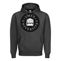 Charcoal Heather umeå university Zipper Hoodie - artisFamous