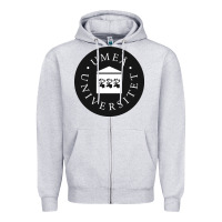 Heather Grey umeå university Zipper Hoodie - artisFamous