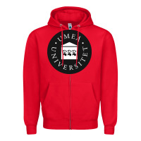 Red umeå university Zipper Hoodie - artisFamous