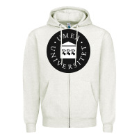 Oatmeal Heather umeå university Zipper Hoodie - artisFamous