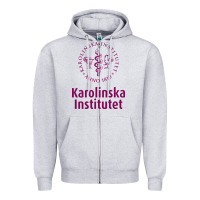 Heather Grey karolinska institute Zipper Hoodie - artisFamous