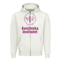 Oatmeal Heather karolinska institute Zipper Hoodie - artisFamous