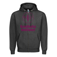 Charcoal Heather karolinska institute Zipper Hoodie - artisFamous