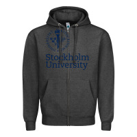 Charcoal Heather stockholm university Zipper Hoodie - artisFamous