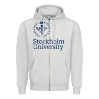 Dove Grey stockholm university Zipper Hoodie - artisFamous
