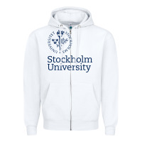 White stockholm university Zipper Hoodie - artisFamous