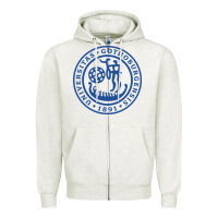 Oatmeal Heather university of gothenburg Zipper Hoodie - artisFamous