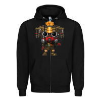 Black Funko Pop Zipper Hoodie - artisFamous
