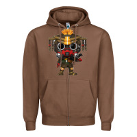 Chestnut Funko Pop Zipper Hoodie - artisFamous