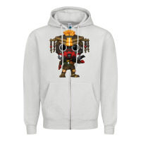 Dove Grey Funko Pop Zipper Hoodie - artisFamous