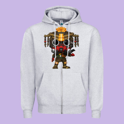 Funko Pop Zipper Hoodie Designed By Artisfamous