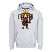 Heather Grey Funko Pop Zipper Hoodie - artisFamous