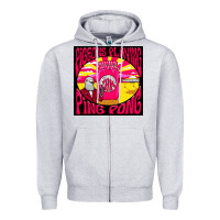 Heather Grey Best Pigeons Playing Ping Pong Music Zipper Hoodie - artisFamous