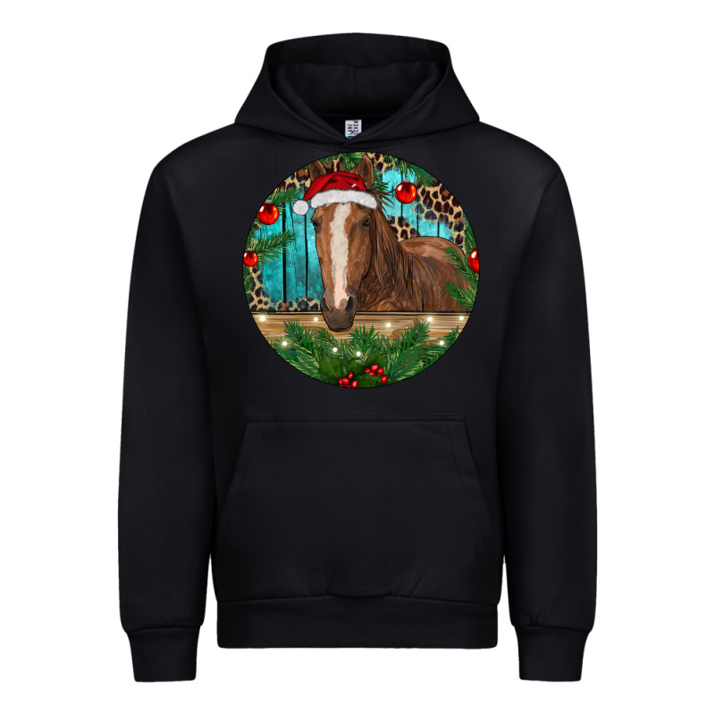 Brown Horse Christmas Urban Hoodie by RanaPortraitStore | Teevron