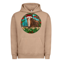 Pigment Burro Brown Horse Christmas Urban Hoodie - RanaPortraitStore