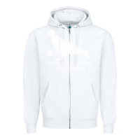 White Best Pigeons Playing Ping Pong Music Zipper Hoodie - artisFamous