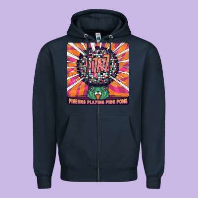 Best Pigeons Playing Ping Pong Music Zipper Hoodie Designed By Artisfamous