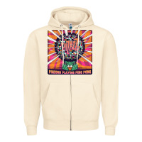Sandshell Best Pigeons Playing Ping Pong Music Zipper Hoodie - artisFamous