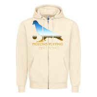 Sandshell Best Pigeons Playing Ping Pong Music Zipper Hoodie - artisFamous