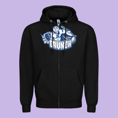 The Crunch, Syracuse Zipper Hoodie Designed By Artisfamous