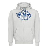 Dove Grey The Crunch, Syracuse Zipper Hoodie - artisFamous