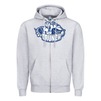 Heather Grey The Crunch, Syracuse Zipper Hoodie - artisFamous