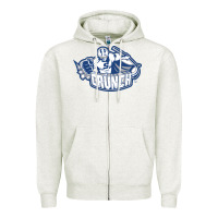 Oatmeal Heather The Crunch, Syracuse Zipper Hoodie - artisFamous