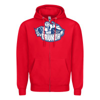 Red The Crunch, Syracuse Zipper Hoodie - artisFamous