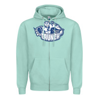 Seafoam The Crunch, Syracuse Zipper Hoodie - artisFamous