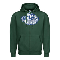 Sports Green The Crunch, Syracuse Zipper Hoodie - artisFamous