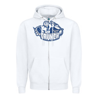 White The Crunch, Syracuse Zipper Hoodie - artisFamous