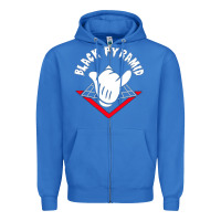 True Royal black pyramid Zipper Hoodie - artisFamous