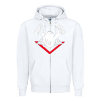 White black pyramid Zipper Hoodie - artisFamous